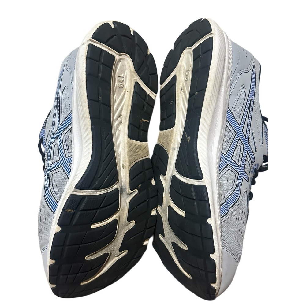 Asics Gel-Contend 8 Mens Running Shoes Grey Blue AmpliFoam Sneakers size 11 - Picture 8 of 9